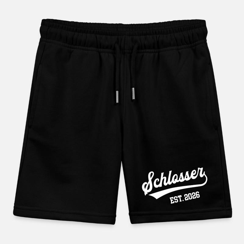 Locksmith 2026 Apprenticeship Profession Locksmith Apprentice Kids Organic Sweat Shorts by Stanley/Stella