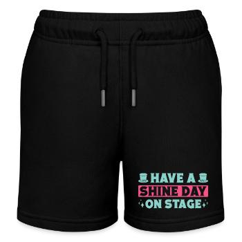 Le théâtre musical offre un cadeau théâtral de la journée Shine - Short de jogging enfant bio Stanley/Stella - noir - Devant