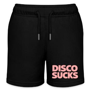 Disco ist - Kinder Organic Joggingshorts Mini Bolter von Stanley/Stella - Schwarz - Vorne