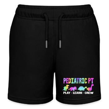 Physio Physiotherapie Physiotherapeut - Kinder Organic Joggingshorts Mini Bolter von Stanley/Stella - Schwarz - Vorne