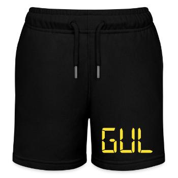 Gelb – LCD - Kinder Organic Joggingshorts Mini Bolter von Stanley/Stella - Schwarz - Vorne