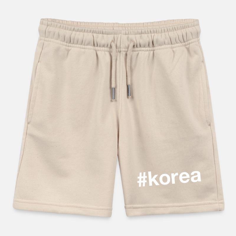 CORÉE Hashtag Short de jogging enfant bio Stanley/Stella