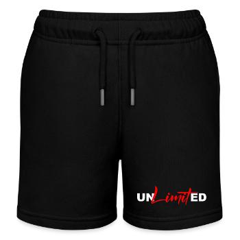 Unlimited - Urban Fashion - Kids Organic Sweat Shorts by Stanley/Stella - black - Front