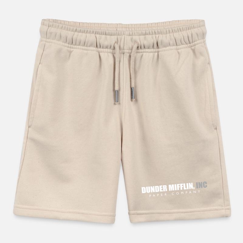 Dunder Mifflin The Office Kids Organic Sweat Shorts by Stanley/Stella