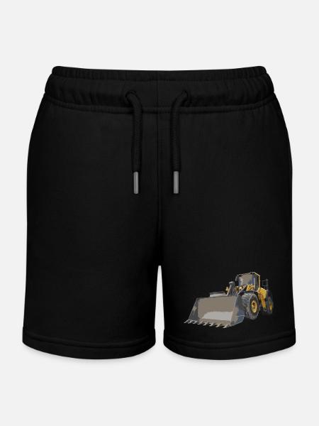 Radlader - Kinder Organic Joggingshorts Mini Bolter von Stanley/Stella - Schwarz