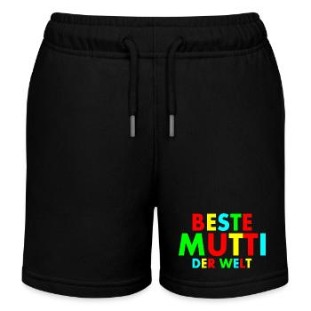 Beste mutti der welt - Kinder Organic Joggingshorts Mini Bolter von Stanley/Stella - Schwarz - Vorne
