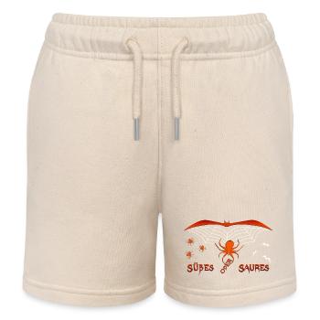 Süßes oder Saures Halloween - Kinder Organic Joggingshorts Mini Bolter von Stanley/Stella - Natur - Vorne