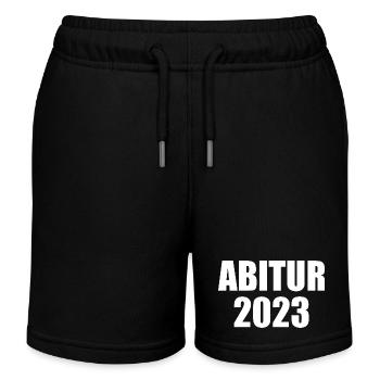 Abitur 2023 - Kinder Organic Joggingshorts Mini Bolter von Stanley/Stella - Schwarz - Vorne