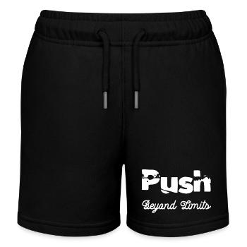 cadeau cadeau gym génial wod endurance fortitude - Short de jogging enfant bio Stanley/Stella - noir - Devant