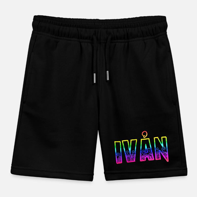 Ivån RS Arc-en-ciel Short de jogging enfant bio Stanley/Stella