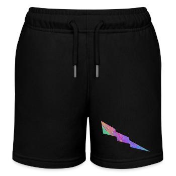 Blitz - Neon - Kinder Organic Joggingshorts Mini Bolter von Stanley/Stella - Schwarz - Vorne