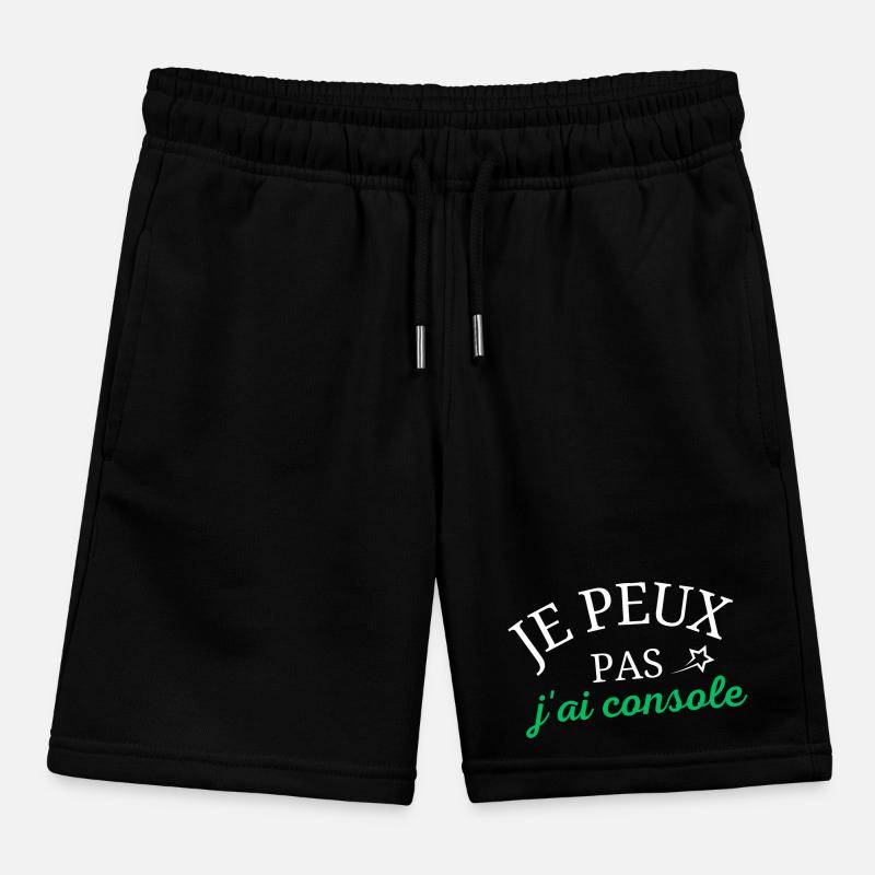 I can't I consoled Kids Organic Sweat Shorts by Stanley/Stella