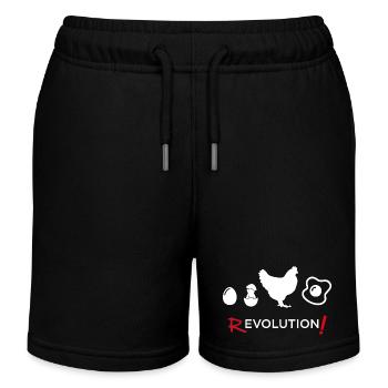 Revolution - Evolution Man Fun Twist 14 - Kinder Organic Joggingshorts Mini Bolter von Stanley/Stella - Schwarz - Vorne