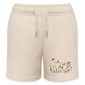 Joyeux Noël - Short de jogging enfant bio Stanley/Stella - écru doux - Devant