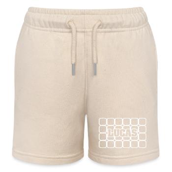 Geschenk für Lucas - Kinder Organic Joggingshorts Mini Bolter von Stanley/Stella - Natur - Vorne