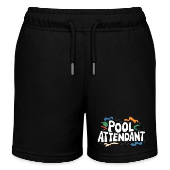 S’amuser sur l’eau - Short de jogging enfant bio Stanley/Stella - noir - Devant