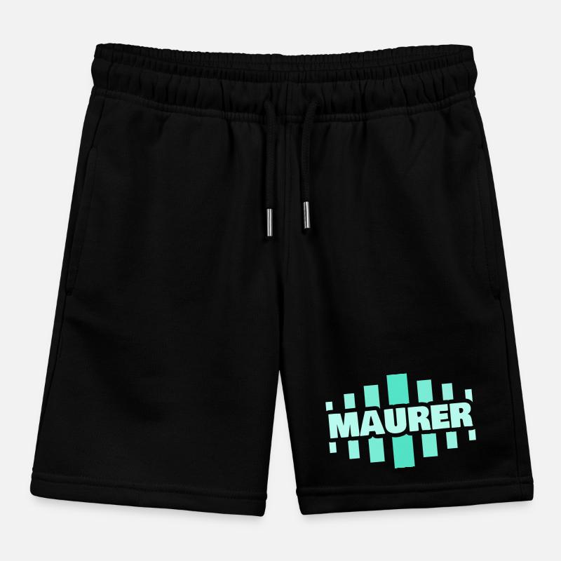 Occupation: Bricklayer Kids Organic Sweat Shorts by Stanley/Stella