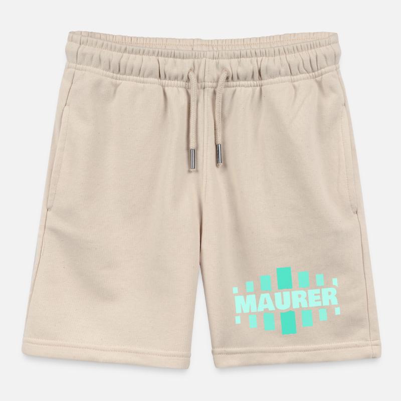 Occupation: Bricklayer Kids Organic Sweat Shorts by Stanley/Stella