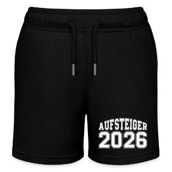 Promoted 2026 - Kids Organic Sweat Shorts by Stanley/Stella - black - Front