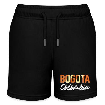 Bogotá Colombia Stadtlogo Design - Kinder Organic Joggingshorts Mini Bolter von Stanley/Stella - Schwarz - Vorne