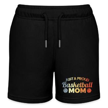 Drôle de mère de basket-ball - Short de jogging enfant bio Stanley/Stella - noir - Devant