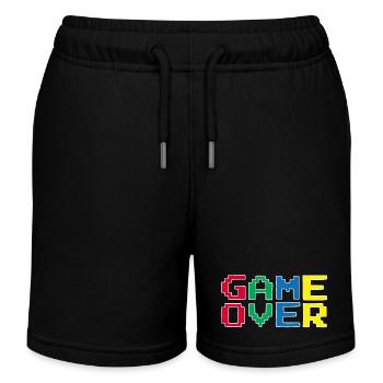 Jeu vidéo vintage - Short de jogging enfant bio Stanley/Stella - noir - Devant