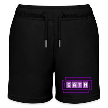 Cath - Short de jogging enfant bio Stanley/Stella - noir - Devant