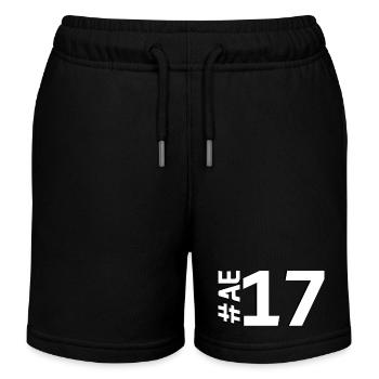 AE17 - Kinder Organic Joggingshorts Mini Bolter von Stanley/Stella - Schwarz - Vorne
