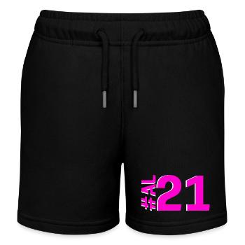 AL21 - Kinder Organic Joggingshorts Mini Bolter von Stanley/Stella - Schwarz - Vorne