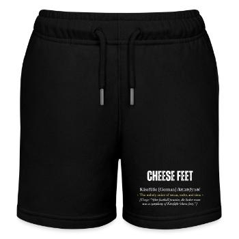 Définition de « Cheese Feet » avec - Short de jogging enfant bio Stanley/Stella - noir - Devant