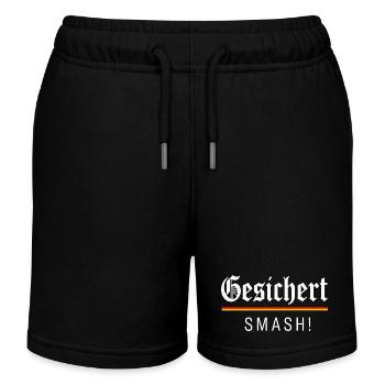 Gesichert SMASH! Deutschland - Kinder Organic Joggingshorts Mini Bolter von Stanley/Stella - Schwarz - Vorne