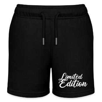 Édition limitée - Short de jogging enfant bio Stanley/Stella - noir - Devant