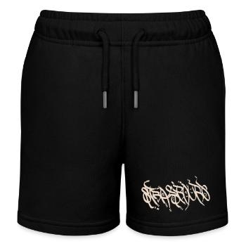 Urban Strasbourg Graffiti T-Shirt - Kids Organic Sweat Shorts by Stanley/Stella - black - Front