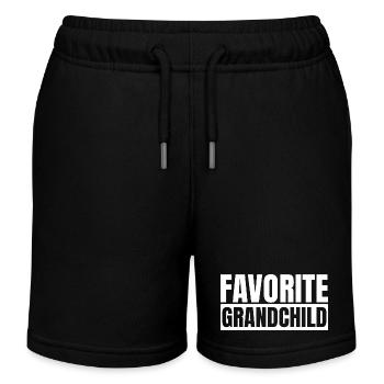 Petit-enfant préféré - Short de jogging enfant bio Stanley/Stella - noir - Devant