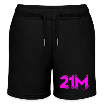 21M Bitcoin Supply Crypto Design 21 Limite Million - Short de jogging enfant bio Stanley/Stella - noir - Devant