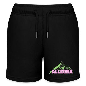 Alle als Berg - Kinder Organic Joggingshorts Mini Bolter von Stanley/Stella - Schwarz - Vorne