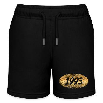 Precious metal 1993 - Kids Organic Sweat Shorts by Stanley/Stella - black - Front