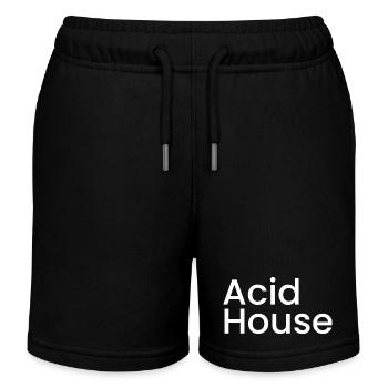 Acid Haus - Kinder Organic Joggingshorts Mini Bolter von Stanley/Stella - Schwarz - Vorne