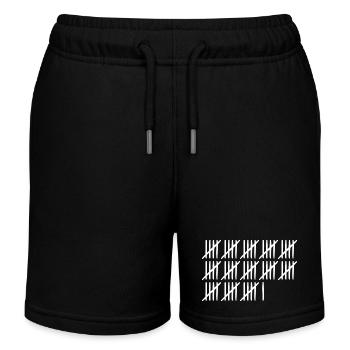 66. Geburtstag Strichliste 66 Jahre alt - Kinder Organic Joggingshorts Mini Bolter von Stanley/Stella - Schwarz - Vorne