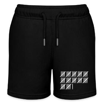 61 Geburtstag Strichliste - 61 Jahre alt - Kinder Organic Joggingshorts Mini Bolter von Stanley/Stella - Schwarz - Vorne