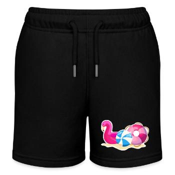 Jouets de plage - Short de jogging enfant bio Stanley/Stella - noir - Devant