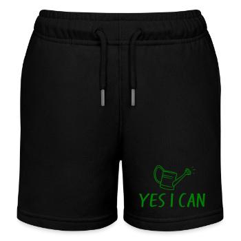 Garten - Kinder Organic Joggingshorts Mini Bolter von Stanley/Stella - Schwarz - Vorne