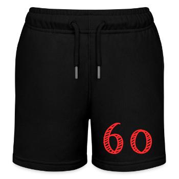 60 YEARS. 60th ANNIVERSARY. ANNIVERSARY 60 YEARS. 60 - Kids Organic Sweat Shorts by Stanley/Stella - black - Front