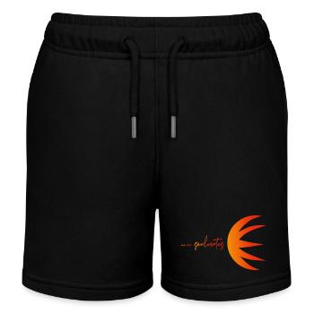 Soulmate pair shirt soulmate - Kids Organic Sweat Shorts by Stanley/Stella - black - Front