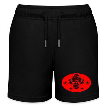 Voiture - Short de jogging enfant bio Stanley/Stella - noir - Devant