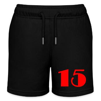 15. 15 JAHRE. 15-jähriges Jubiläum. GEBURTSTAG 15 JAHRE. - Kinder Organic Joggingshorts Mini Bolter von Stanley/Stella - Schwarz - Vorne