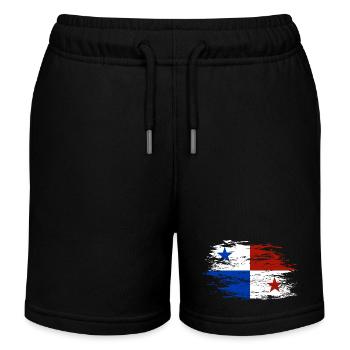Drapeau du Panama utilisé - Short de jogging enfant bio Stanley/Stella - noir - Devant
