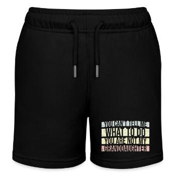 Ich kann mir nicht sagen, was ich tun soll, nicht meine Enkelin - Kinder Organic Joggingshorts Mini Bolter von Stanley/Stella - Schwarz - Vorne