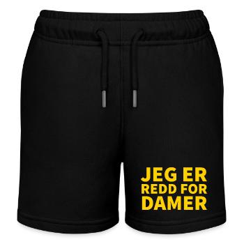 j'ai peur mesdames - Short de jogging enfant bio Stanley/Stella - noir - Devant