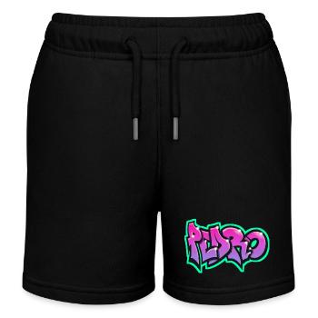 PEDRO graffiti sweat-shirt casquette teeshirt - Short de jogging enfant bio Stanley/Stella - noir - Devant